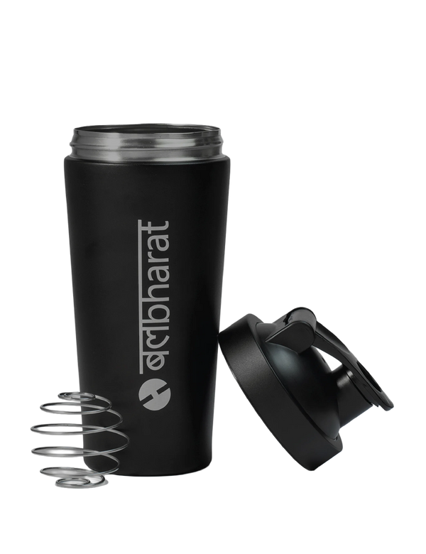 Metal Protein Shaker Bottle – Leak-Proof, Durable & Easy-Mix Shaker for Gym & Daily Use
