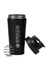 🎁 Metal Protein Shaker Bottle – Leak-Proof, Durable & Easy-Mix Shaker for Gym & Daily Use