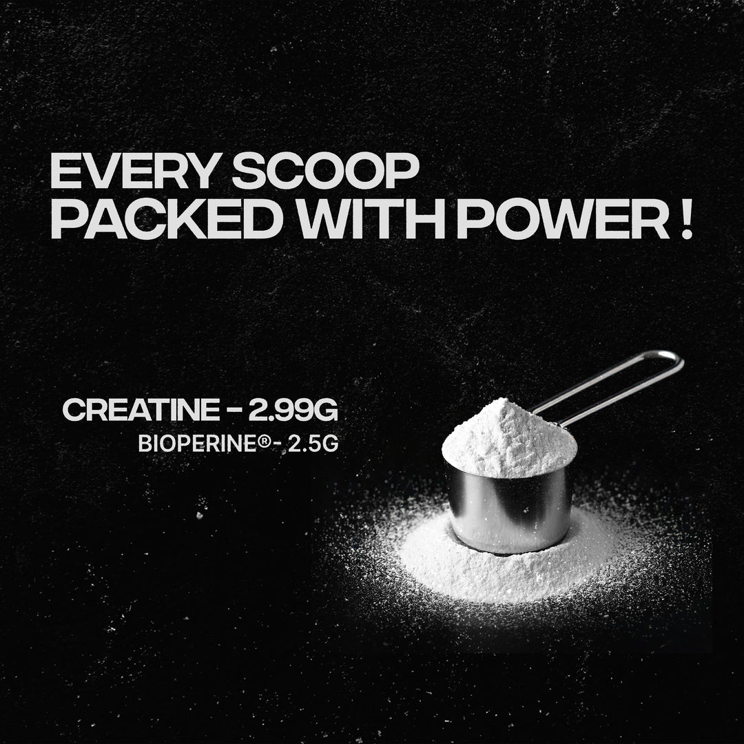 Creatine Monohydrate with BioPerine® - 100g (Unflavored)