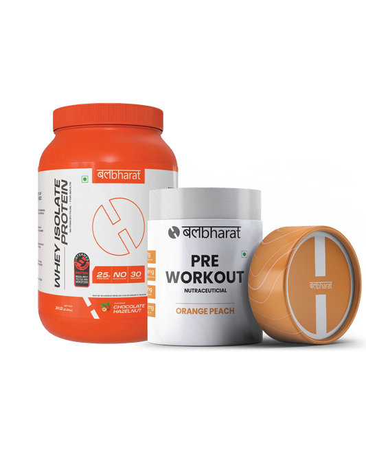 Ignite & Grow Combo – Pre + Whey 100% Isolate