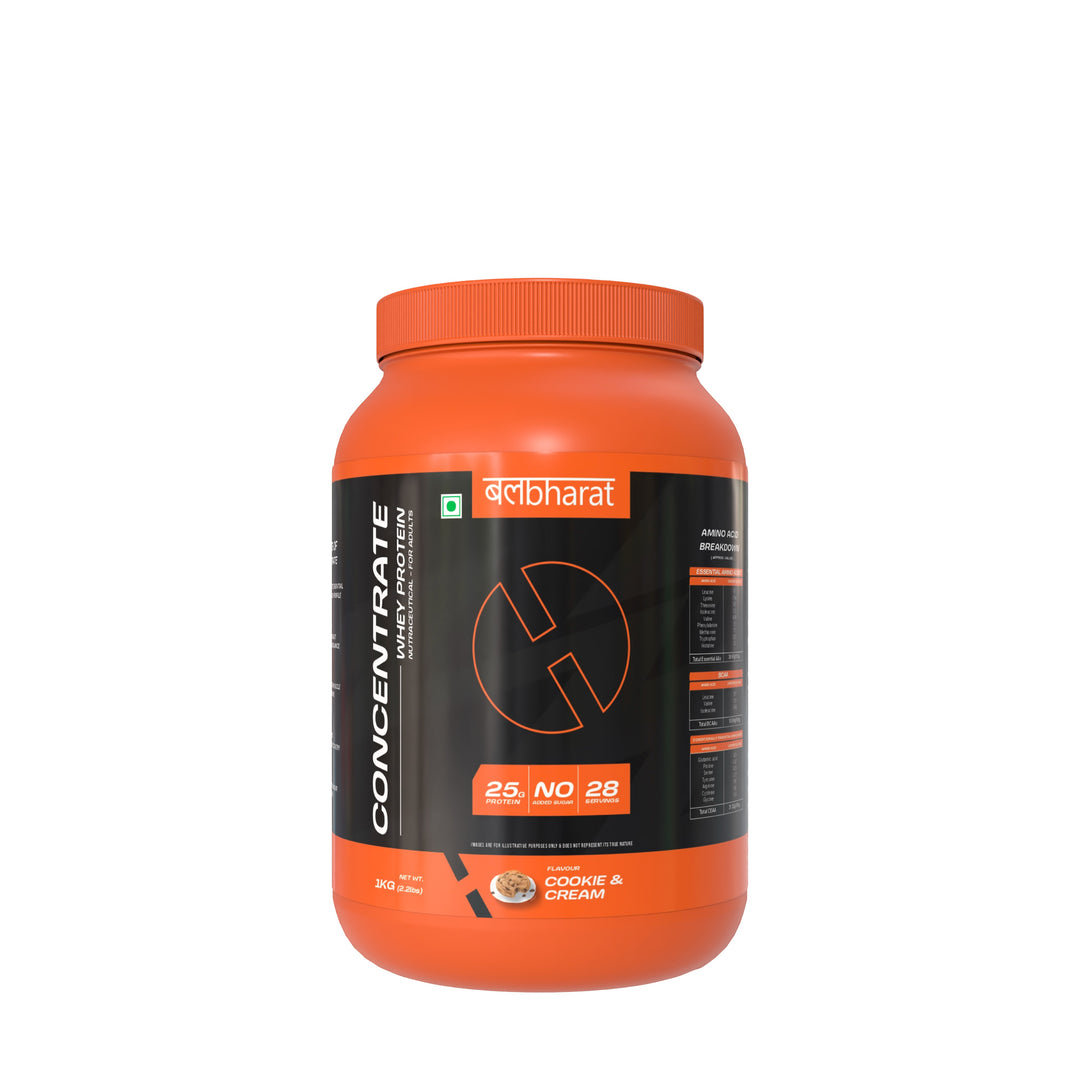 Whey protein concentrate 1kg Cookie & Cream