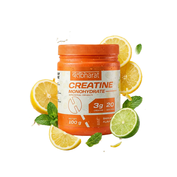 Bal Bharat Creatine Monohydrate | 3g Pure Creatine | Strength, Power & Muscle Performance | FSSAI Certified