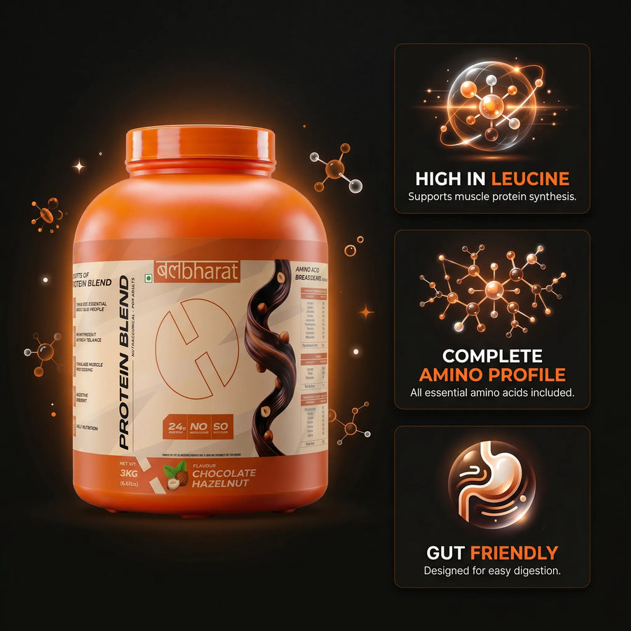 Bal Bharat Protein Blend – Yeast + Whey + Soy | Leucine-Optimised Muscle Protein