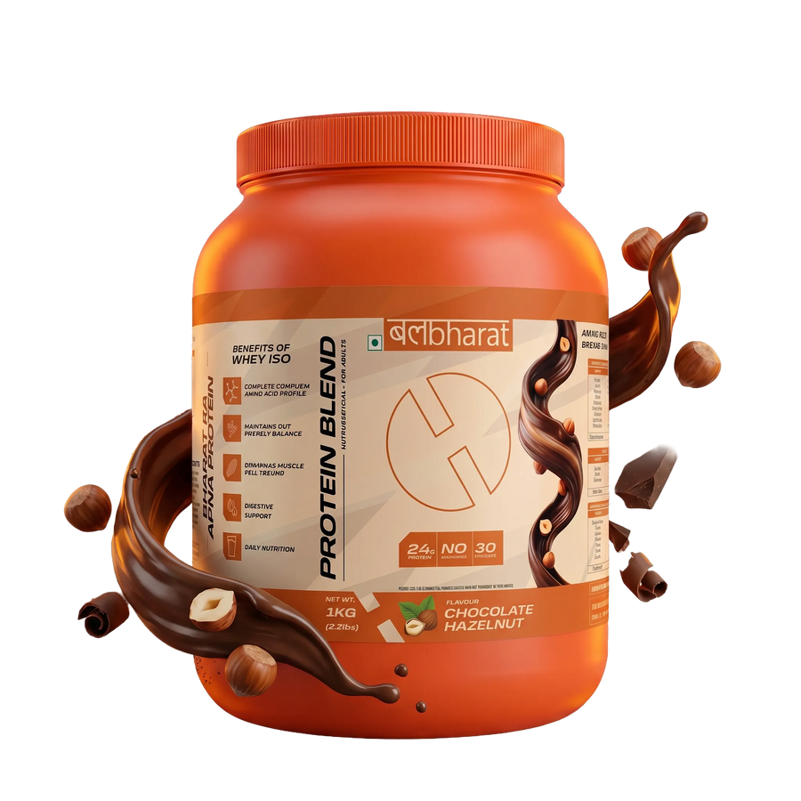 Bal Bharat Protein Blend – Yeast + Whey + Soy | Leucine-Optimised Muscle Protein