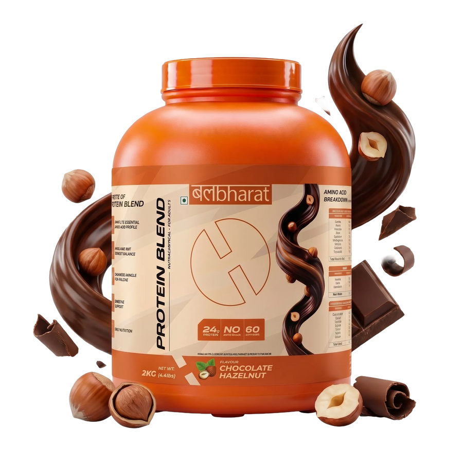 Bal Bharat Protein Blend – Yeast + Whey + Soy | Leucine-Optimised Muscle Protein