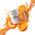 Bal Bharat Pre-Workout | 150mg Caffeine, Orange Peach, Pouch | Energy Boost, Focus & Endurance